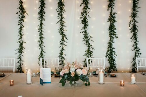 location guirlande fond table d'honneur mariage