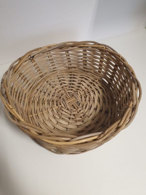 panier rond en osier taille moyenne pour pétale