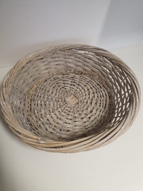 panier rond en osier taille grande pour pétale