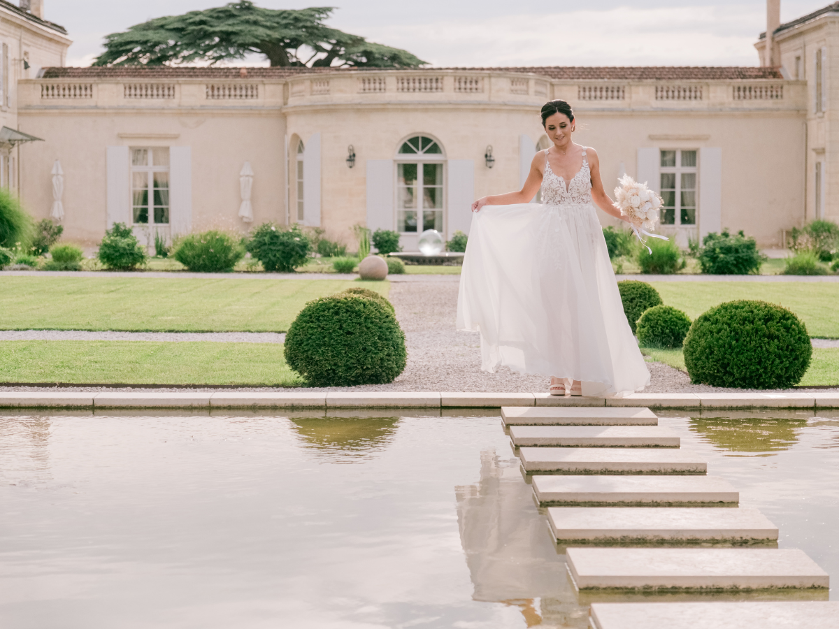 photo mariee chateau gassie bordeaux