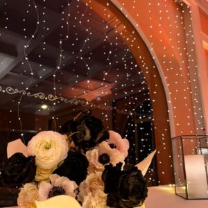 guirlande lumineuse pour mise en lumiere piece montee mariage