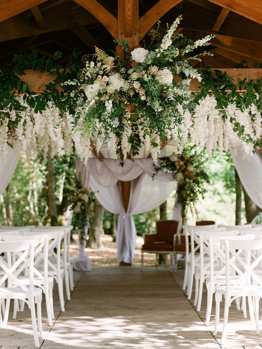 decoration ceremonie mariage fleuriste